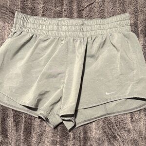 Nike Women's Light Gray Athletic Shorts